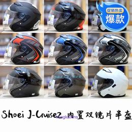 Casque de moto haut de gamme Shoei pour les chaussures japonais de haute qualité J croisière à double objectif construit dans des lunettes de soleil HELMET CASHET MARQUIS OUVERSIDE MARQUIS 1: 1