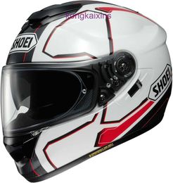 Shoei unisex volwassen volledige gezicht helmstijl GT Air Pendulum TC 6 helm White Black Large 1 Pack