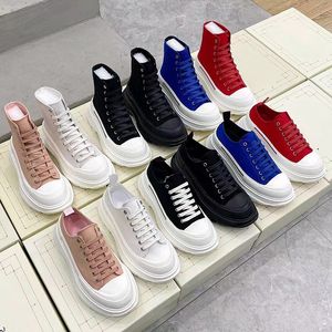 Top Merk Graffiti Tread Slick Boot High-top Canvas Paar Platform Sneakers Schoenen Wit Zwart Nappa Veterlaarzen Rubberen Zool Comfort Wandelen