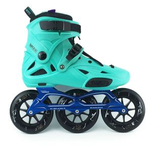 Schoenen 100% origineel Powerslide Imperial 3*110/125 mm Speed Inline Skates Street Adult Roller Skating Shoes Gratis Skating Patines Adulto