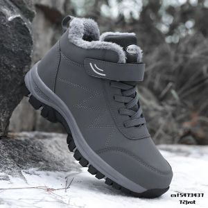 Chaussures 2021 Femmes d'hiver hommes Bottes Boots en cuir en cuir baskets imperméables grimpant chaussures de chasse unisex