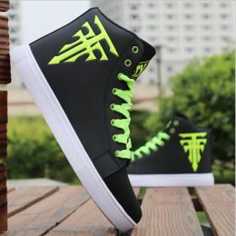 Chaussures 2022 New Fashion Mens High Top Sneaker Vulcanize Chaussures toile Chaussures Men Sports Chaussures Skateboard Chaussures Plus taille 3948