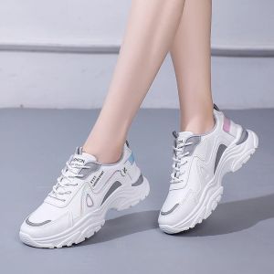 Schoenen 2022 NWE Women Fashion Sneakers Designers Chunky Shoes Women's Sports Shoes Tennis White Female Brand Platform Sneakers