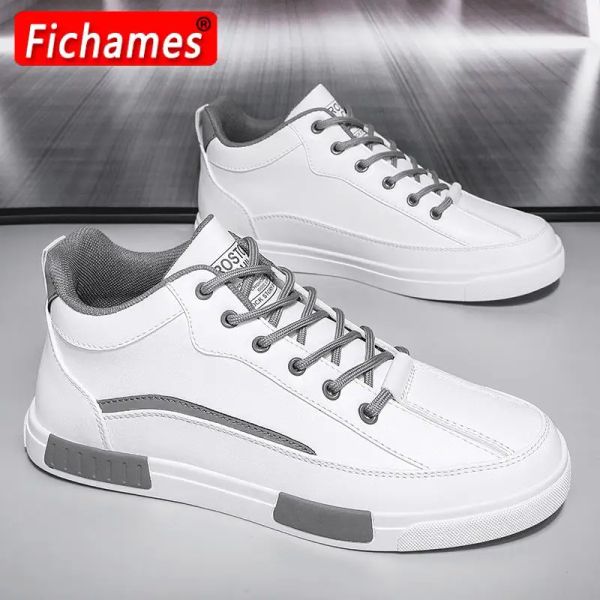 Zapatos 2022 zapatos blancos de primavera zapatos casuales zapatillas machos masculinos calles calles zapatos marca calzado zapatos planos sportswear