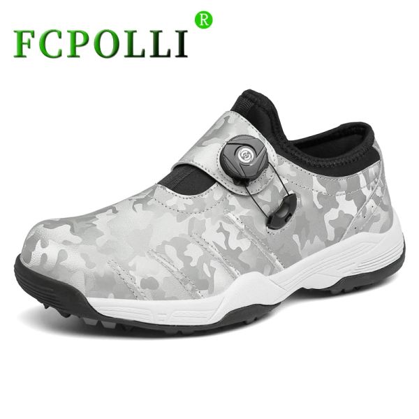 Chaussures 2023 Formation de golf à vente chaude pour femmes Designer Shoes Athletic Chaussures Men Anti Slip Golf Shoe Couples rapides Laçage de golf Sneakers Man