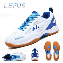 Chaussures 2023 Lefus Women Men Men Professional Badminton Tennis Chaussures Volleyball Sports légers Soft Training Sneakers Outdoor Chaussures