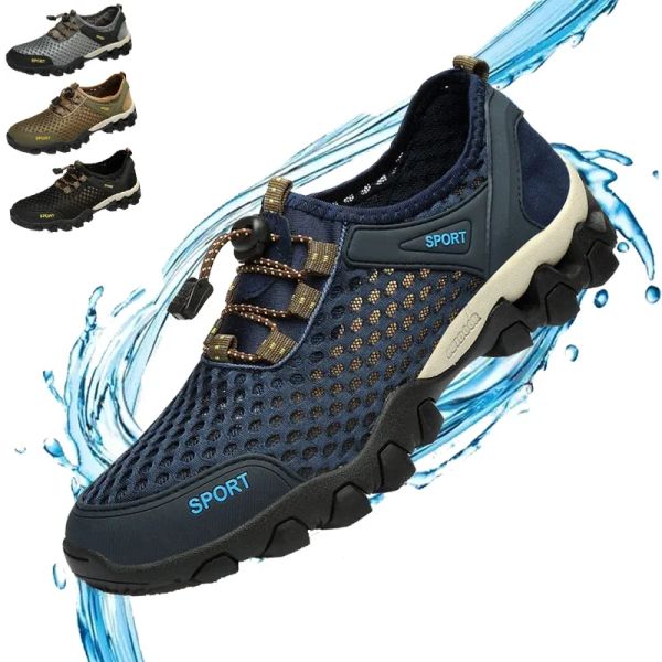 Chaussures 2023 Nouvelle mode Aqua Chaussures Men de la pêche non glissante