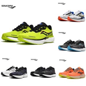 Schoenen 2023 Saucony Triumph 19 Running Casual Shoes Vrouwen en mannen slipresistente schokbestendige sport buiten lichtgewicht low top sneakers