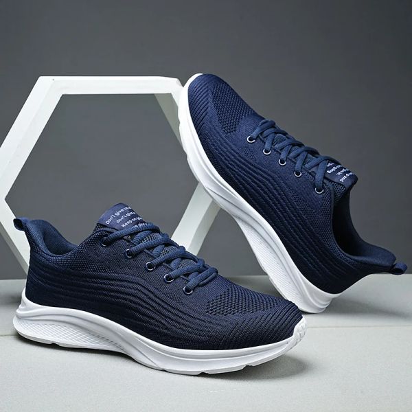 Zapatos 2023 Spring Hot Sale Carry Shops Running Shoes For Men Weave Beaves Sneakers Men Trainers Light Antislip Sports Sports Tamaño 46 47