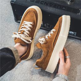 Chaussures 2024 Spring Nouvelle tendance Chaussures Panneau Chaussures Round Head Casual Heren Schoenen Mans Footwear Tenis Masculino Adulto Sneakers