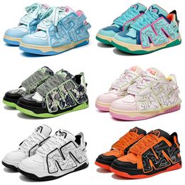 Design Hommes Chaussures Femmes 2024 Casual Noir Blanc Bleu Vert Rose Violet Hommes Baskets Sports De Plein Air Baskets Couleur 83 s