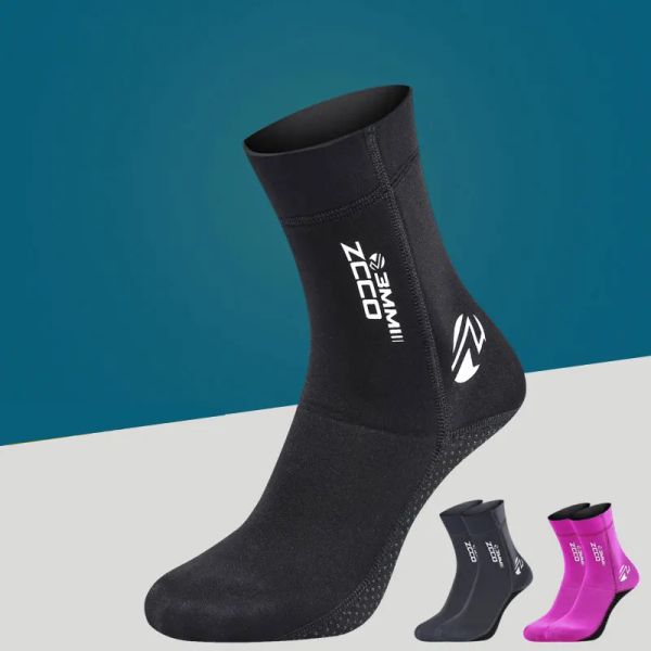 Zapatos de neopreno de 3 mm para playa, natación, calcetines de buceo, deportes acuáticos, zapatos antideslizantes, natación, surf, buceo, calcetines para surf, botas de playa para hombres y mujeres