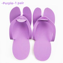 Schoenen 72 paren wegwerpbare slippers pedicure gereedschap schuim slippers eva sandalen voor manicure set foot massager voeten zorg spa detox pads