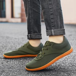 Schoenen volwassen crosstrainer brede teen doos heren brede minimalistische blote voeten sneakers nul drop zool casual breien wandelschoenen groot formaat