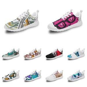 Chaussures anime sports hommes animaux dessins animés femmes conception de conception diy bricolage noir blanc rouge coloré coloré