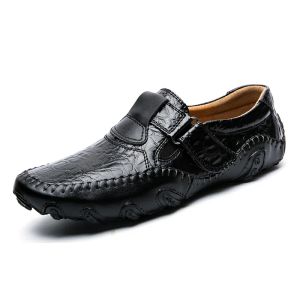 Chaussures automne hommes crocodile motif chaussures en cuir hommes robes chaussures de luxe