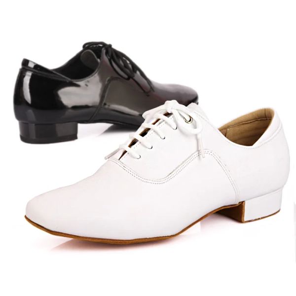 chaussures bd dance chaussures de salon masculin dansant blanc noir professionnel soft inférieur waltz salon de salle de bal avec la livraison gratuite