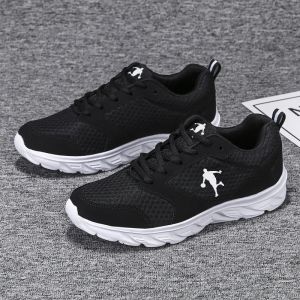 Chaussures Marque Black Men's Sports Shoes Promotion Chaussures de course légères bon marché pour hommes Trainers Breathable Man Sneakers Athletic Shoe