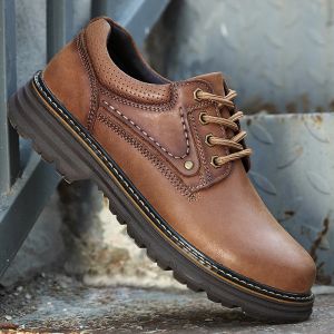 Chaussures marques masculines en cuir véritable mocassins décontractés mocassins chaussures hommes affaires chaussures formelles de fond épais fossé inférieur chaussure décontractée