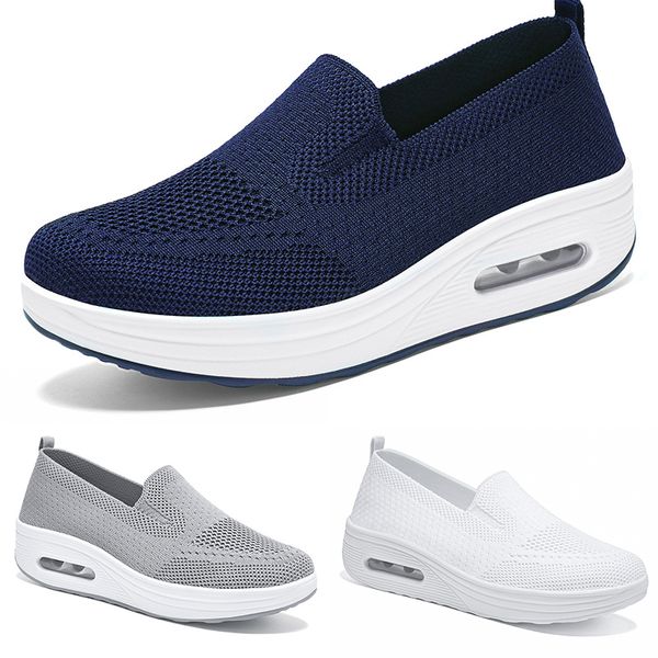 Chaussures respirant Running Men Mesh Sneaker Classic Noir blanc Soft Jogging Walking Tennis Shoe Calzado 98