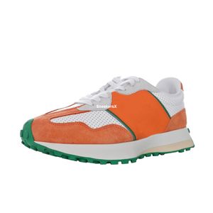 Schoenen casablanca ms327 witte oranje voor mannen sportvrouwen sneakers ms327CBB