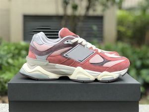 Chaussures Casual Balance 9060 Running Joe Freshgoods Hommes Femmes Suède Cherry Blossom Sea Salt U9060TRU Outdoor Trail Designer Baskets Taille 36-46.5