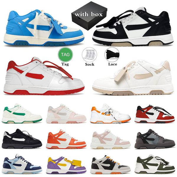 OFF-WHITE Out Of Office OOO Low Tops off white offwhite off whitesdesigner shoes 【code ：L】Chaussures Entraîneurs occasionnels avec boîte Out Of Office Designer Casual Chaussures