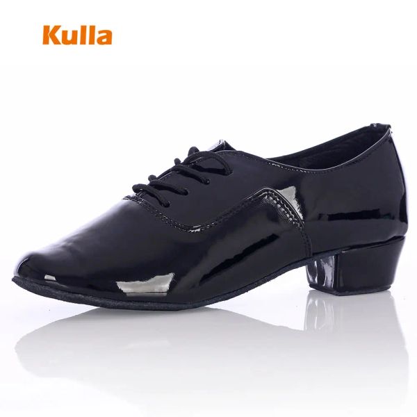 Chaussures Enfants Dance Chaussures Men Latin Dancing Boys Street Dance Shoe mâle Tap Jazz Ballroom Salsa Tango Modern Sanskers Taille 2445