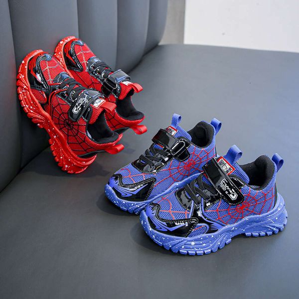 Zapatos para niños temporada primavera y otoño nuevos zapatos deportivos ligeros de suela suave para niños grandes para correr para niñas