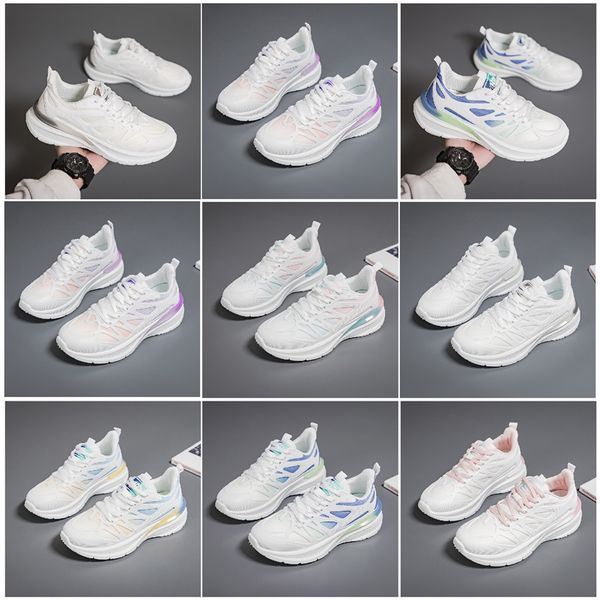 Zapatos clásicos nuevos de senderismo para mujer y hombre, zapatos planos para correr, suela suave, moda blanca, negra, rosa, Bule, deportes cómodos Z3 21