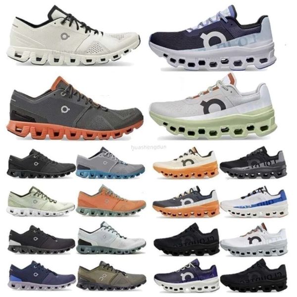 Chaussures Cloud x 0n Nova 1 0n Running Cloudm0nster Shoes Femme Sneakers 0nclouds Trainers All Black White Glacier Grey Meadow Green Designer Sneakers