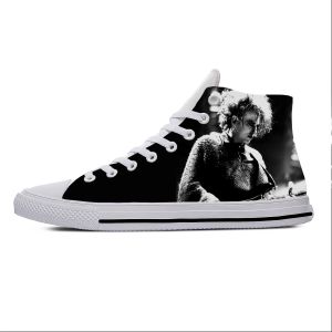 Chaussures Cure Band Rock Robert Smith The Music Singer Cool Casual Cloth Shoes High Top Lightweight Breathable 3D Print Men Women Sneakers