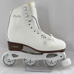 Schoenen Dancing Skates Professinal Dance Skate 3 Wheels Inline Skate Dancing Shoes Roller Skates Unisex Men / Women Patines Hoge kwaliteit
