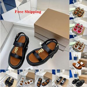 Gratis verzendschoenen Designer 2023 Vintage Check Slides Pantoufle Sandalen Pool Slipper print Furleys Archief Plaid Women Beige Summer Beach Outdoor Cool Mule Outdoor Cool Mule