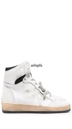 Chaussures Boots Boots Skystar Hightop Star Striped Vintage Great Leather Mens Femmes Blancs Classic Sneakers039039Golden037117096