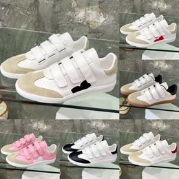 Chaussures Brand de créateur ami Isabel Paris Marant Sneakers Beth Grip-Strap Leather Low-top Fashion Trainers Taille 35-40