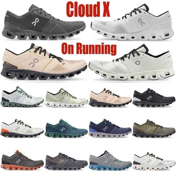 Zapatos Diseñador Cloudnova On Form Running para hombre Cloud X Casual Federer Cloudmonster Monster Workout y Cross Nova White Pearl Hombres Mujeres Deportes al aire libre Tren