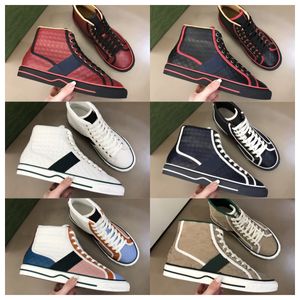 Chaussures Designers Tennis 1977 Sneaker Toile Luxurys Chaussure Beige Bleu Lavé Jacquard Denim Femmes Chaussures Ace Semelle En Caoutchouc Brodé Vintage Casual Sneakers259