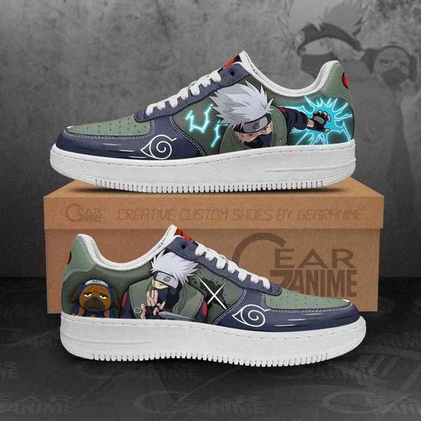 Chaussures bricolage Anime Fan baskets chaussures bottes Kakashi Chidori Air personnalisé inspirer hommes maille athlétique route course nastics 240311