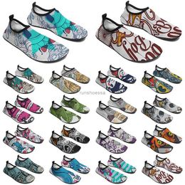 Chaussures Diy hommes femmes eau personnalisée Fashion Customalized Sneaker multicoloured115 Mens Outdoor Sport Trainers993 IZED S
