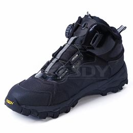 Chaussures Esdy Army Rester le bouton resserrer Appuyez sur et de tourner Antiskidding Breathable Sports Shoes Sneakers C101