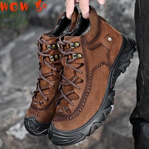 Schoenen Fashion Boots Retro Dress Heren Outdoor Mountain Echt lederen Tactical Boot Men Classics Leisure Casual Shoe 2 21 1