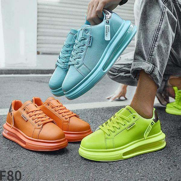 Chaussures Fashion Brand Sneakers for Men Shoes Casual New Soft confortant Pu Chores Cuir Chaussures Breasping Flats Chaussures For Man Tenis Masculino