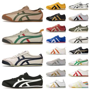 Chaussures Mode Running Outdoor Athletic Tiger Mexico 66 Chaussures de course Unisexe Hommes Femmes Slip-on Lazy Baskets Noir Blanc Vert Argent Or Luxe Low Sneakers DHgate