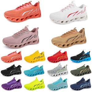 Chaussures Mode Femmes Courir Hommes Entraîneur Triple Noir Blanc Rouge Jaune Vert Bleu Pêche Sarcelle Violet Orange Fuchsia Clair Respirant Baskets De Sport Deux GAI 38261