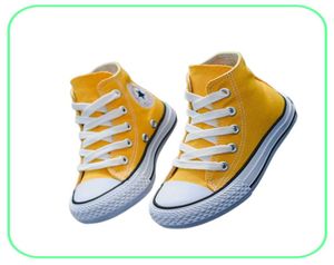 Schoenen voor meisje baby sneakers nieuwe lente 2019 mode high top canvas peuter boy schoen kinderen klassiek canvas schoenen 655330199