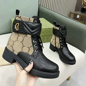 Chaussures G * SheepSkin Designer Luxury Femme's Ankle Boot Buckles Hardware Black Leather Cow