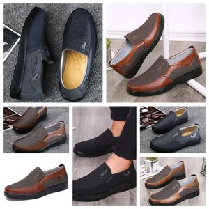 Schoenen GAI sneaker Vrijetijdsschoen Heren Enkel Zakelijk Ronde tenen Schoen Casual Softs Sole Slipper Plat Heren Klassieke comfortabele leren schoen Ademend maat EUR 38-50