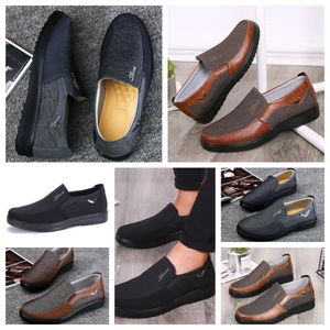 Chaussures GAI sneaker chaussures décontractées hommes unique affaires bout rond chaussure décontracté semelle souple pantoufle plat hommes classique confortable chaussures en cuir tailles souples EUR 38-50