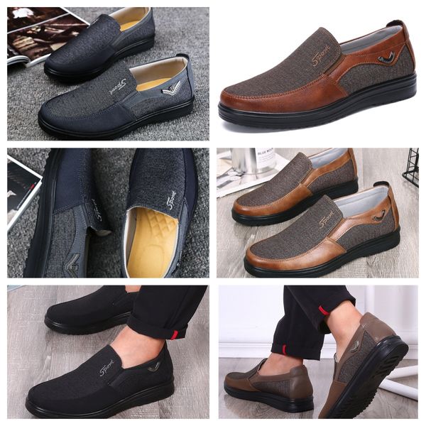 Chaussures GAI sneaker sport chaussures en tissu hommes célibataires affaires bas chaussures décontracté semelle souple pantoufles plat hommes chaussures noir confort softs grandes tailles 38-50